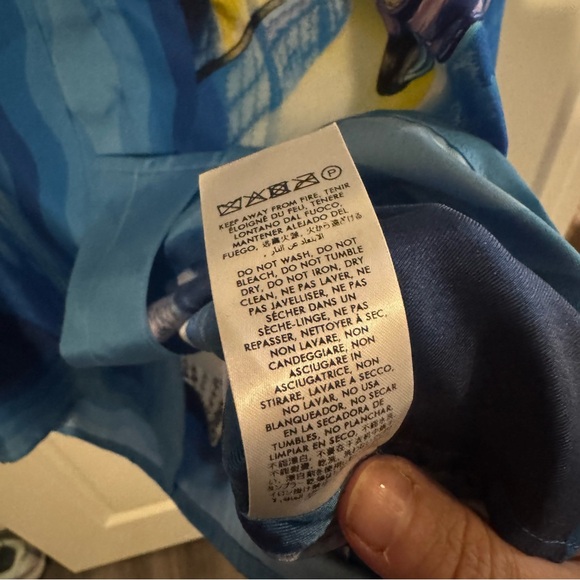 Casablanca Tokyo Nights Long Sleeve Cuban Collar Shirt in Multi - Picture 11 of 16